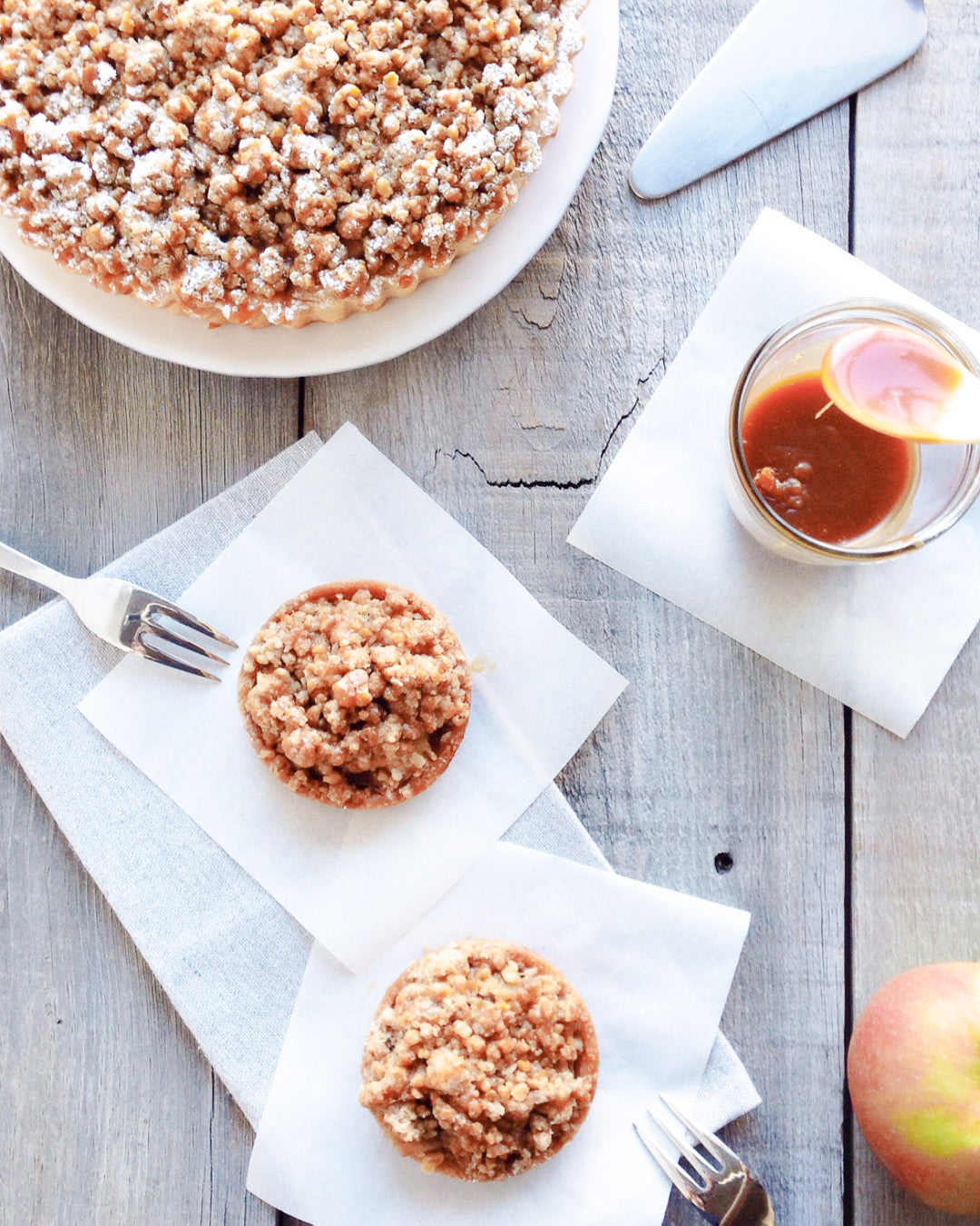 Apple Crumble Tart
