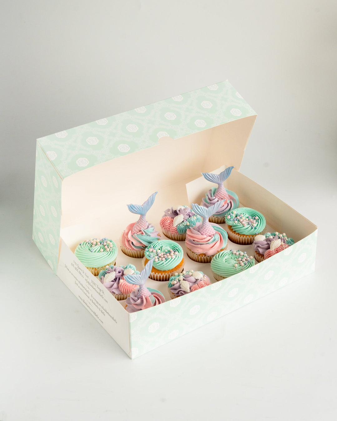 Mermaid cupcake favour