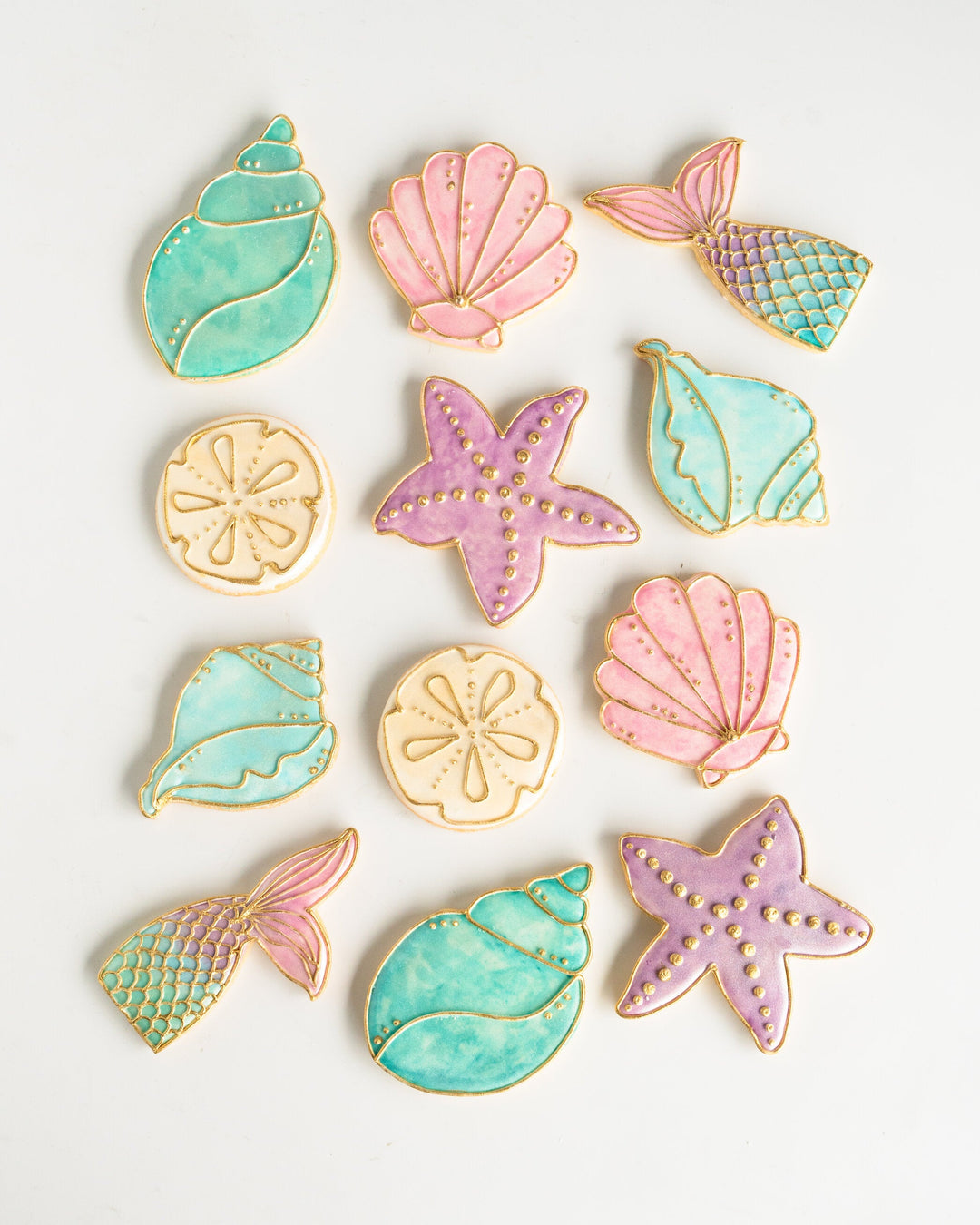 Mermaid cookie favour
