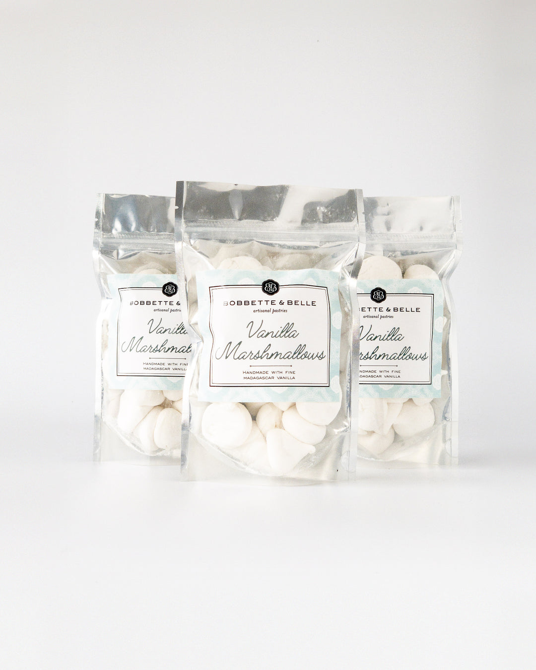 Homemade vanilla marshmallows from Bobbette & Belle