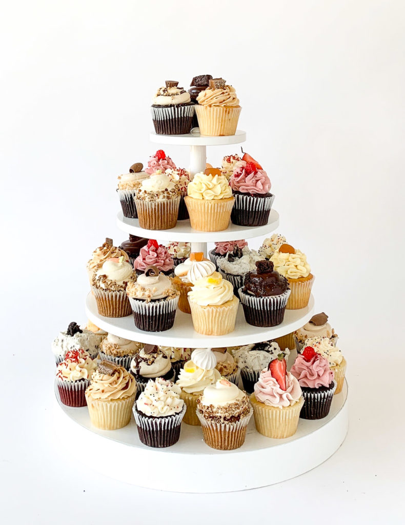 Assorted Cupcake Tower Bobbette Belle