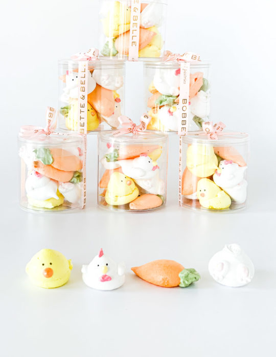 Easter Theme Piped Meringues