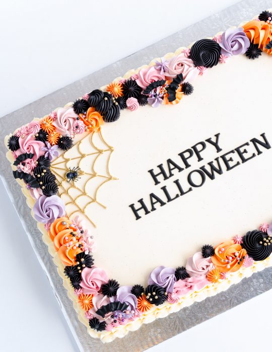 Happy Halloween Sheet Cake