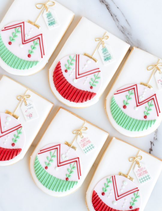 Festive Ornament Sugar Cookies