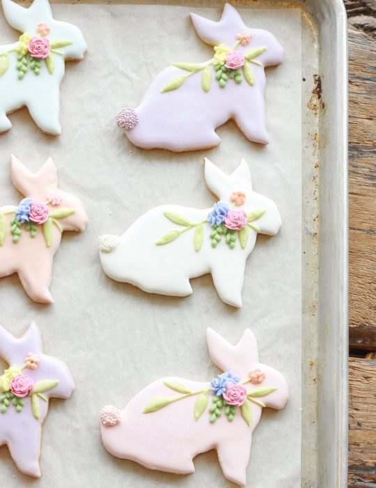 Pastel Bunny Sugar Cookies