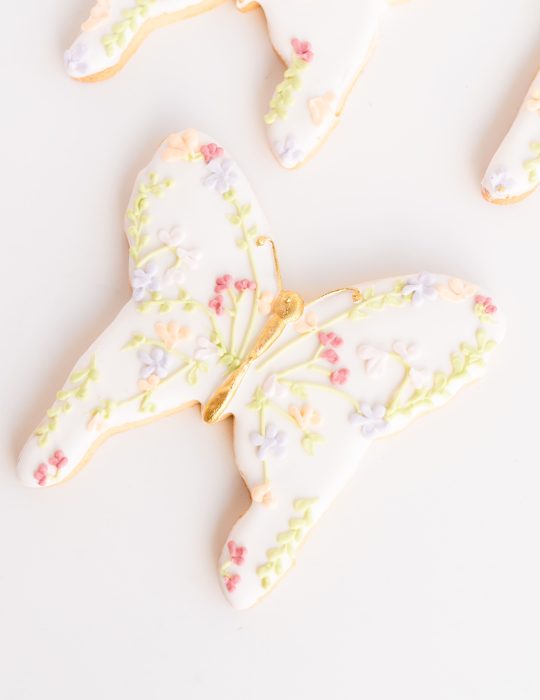 Pastel Butterfly Sugar Cookies