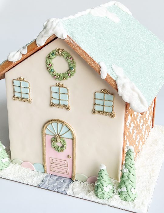 Pretty Pastel Gingerbread House