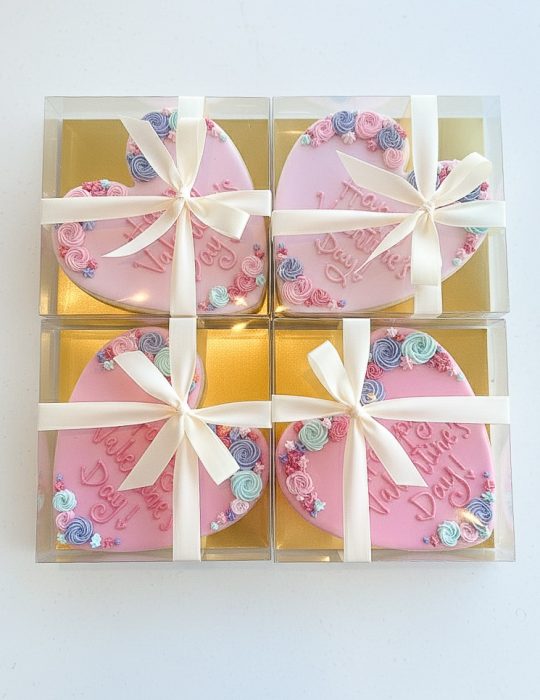 Extra Large Boxed Valentine’s Heart Cookie