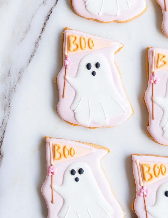 Spooky Ghost Sugar Cookies