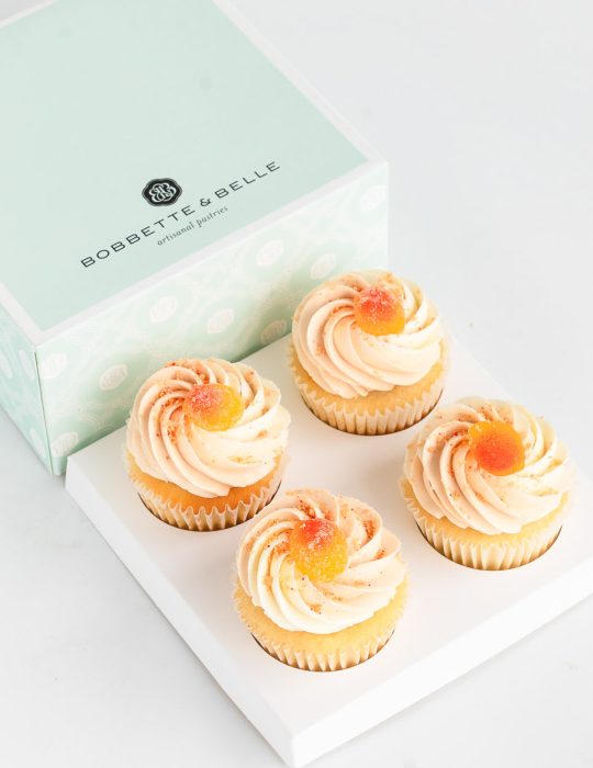 Fuzzy Peach Cupcakes