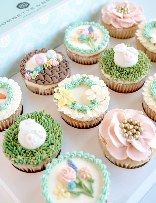 Easter Garden Cupcakes