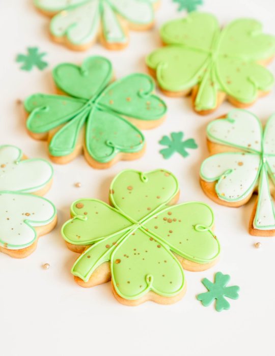 St. Patrick’s Day Shamrock Sugar Cookies