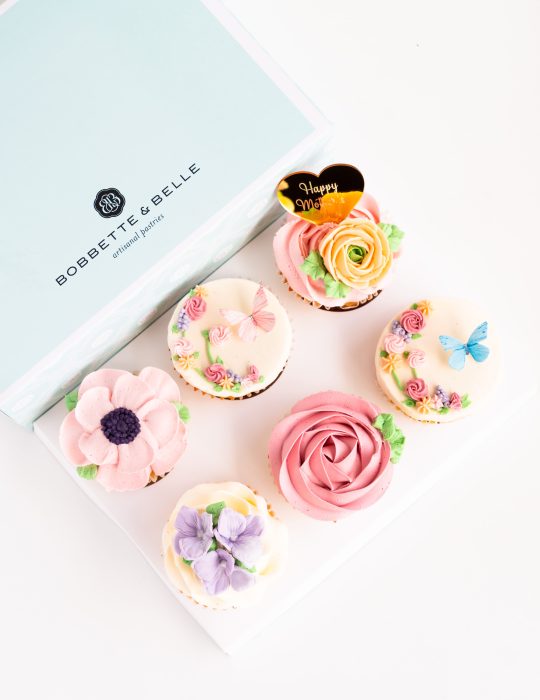 Floral Mother’s Day Cupcakes – Box of 6