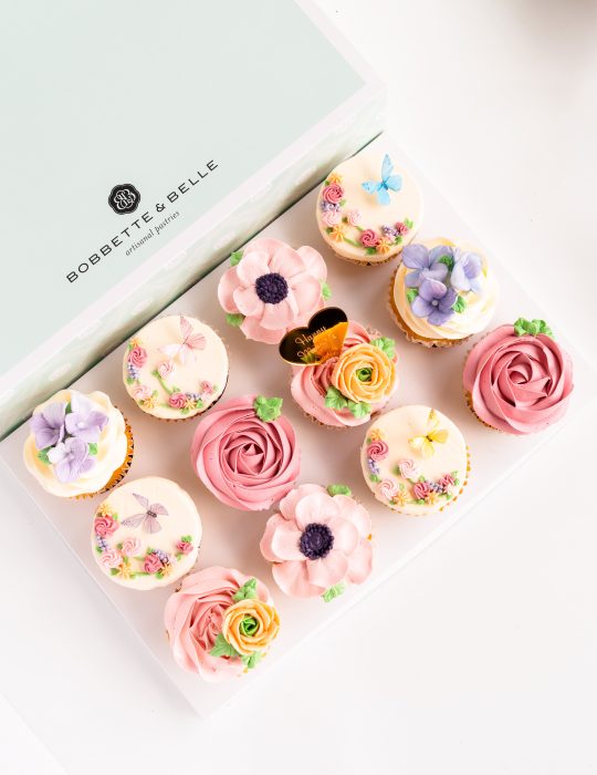 Floral Mother’s Day Cupcakes – Box of 12